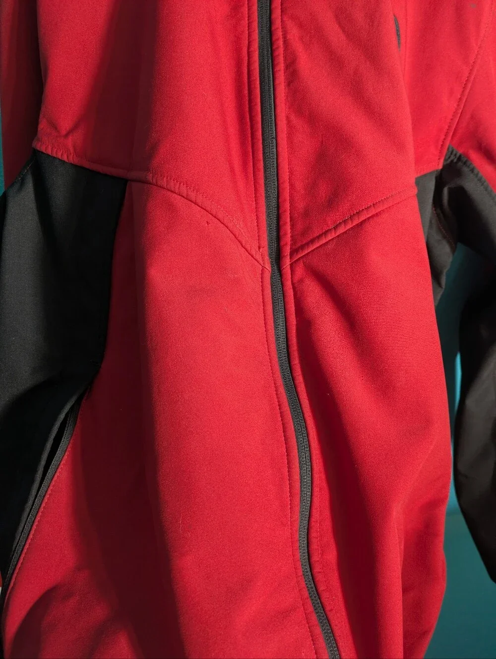 The North Face Jacket Mens Medium Apex Chromium Thermal Softshell‎ Coat Red TNF
